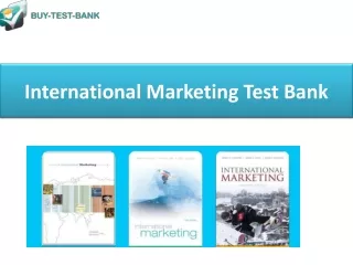 international marketing test bank