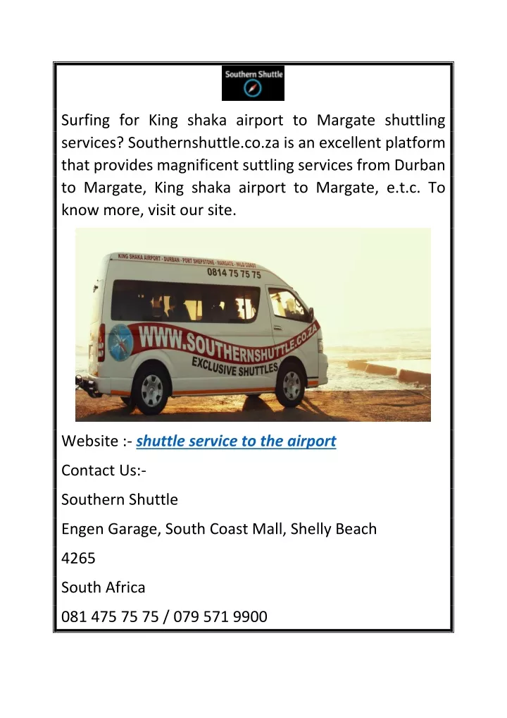 surfing for king shaka airport to margate