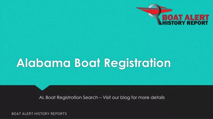 alabama boat registration