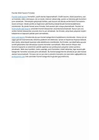 pasinler web tasar m firmalar