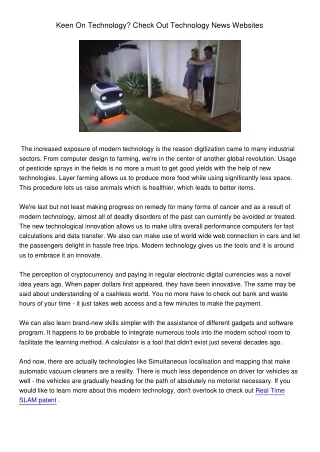 keen on technology check out technology news