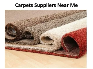 carpets suppliers near me