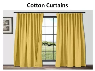 cotton curtains