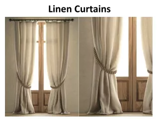 linen curtains