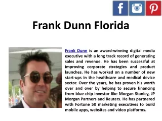 About Frank Dunn Florida