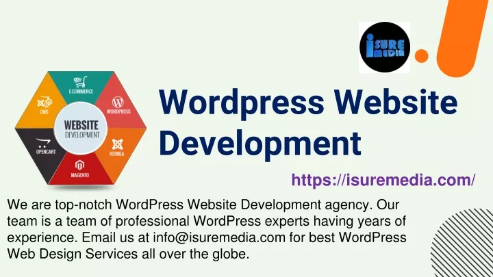 wordpress website development https isuremedia com