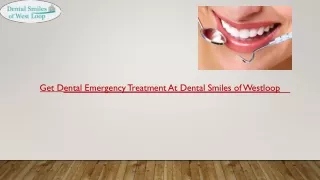Get Dental Emergency Treatment
