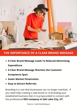 THE IMPORTANCE OF A CLEAR BRAND MESSAGE