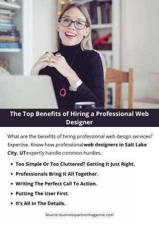 The Top Benefits of Hiring a Professional Web Designer