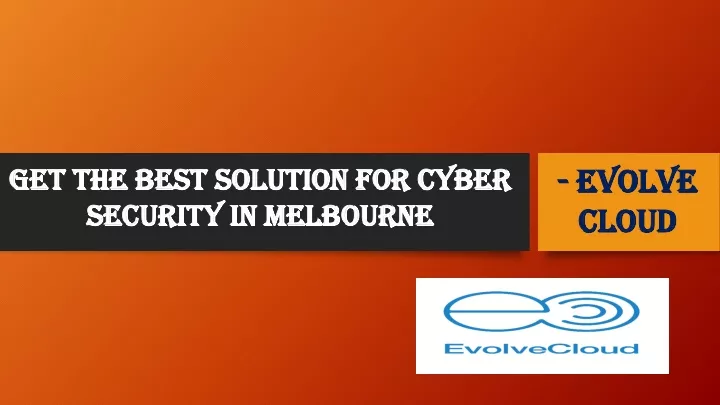 get the best solution for cyber security