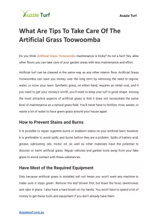 auzzie turf