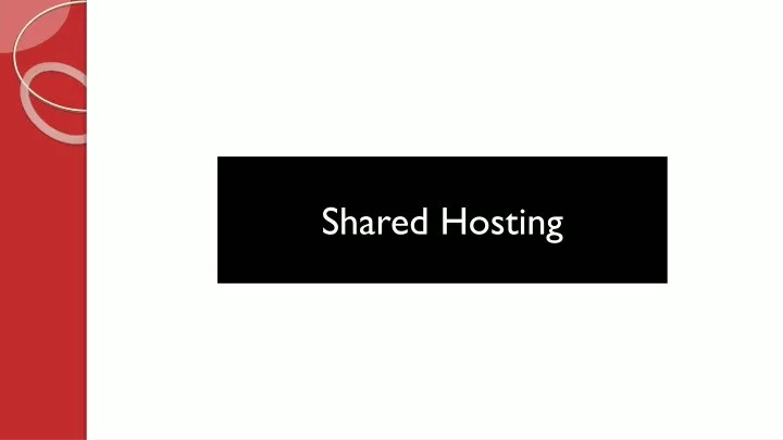 shared hosting