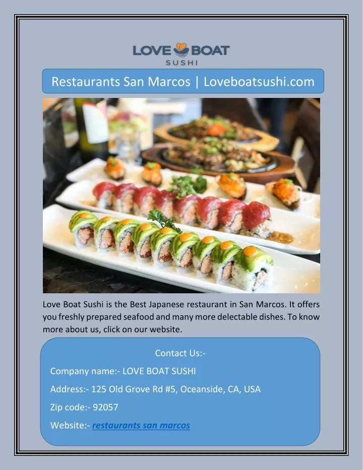 restaurants san marcos loveboatsushi com