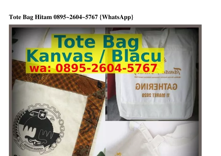tote bag hitam 0895 2604 5767 whatsapp
