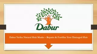Dabur Vatika Natural Hair Mask