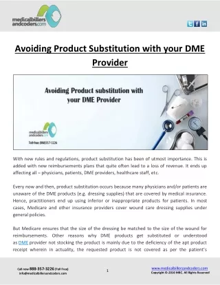 avoiding product substitution with your