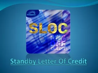 standby letter of credit