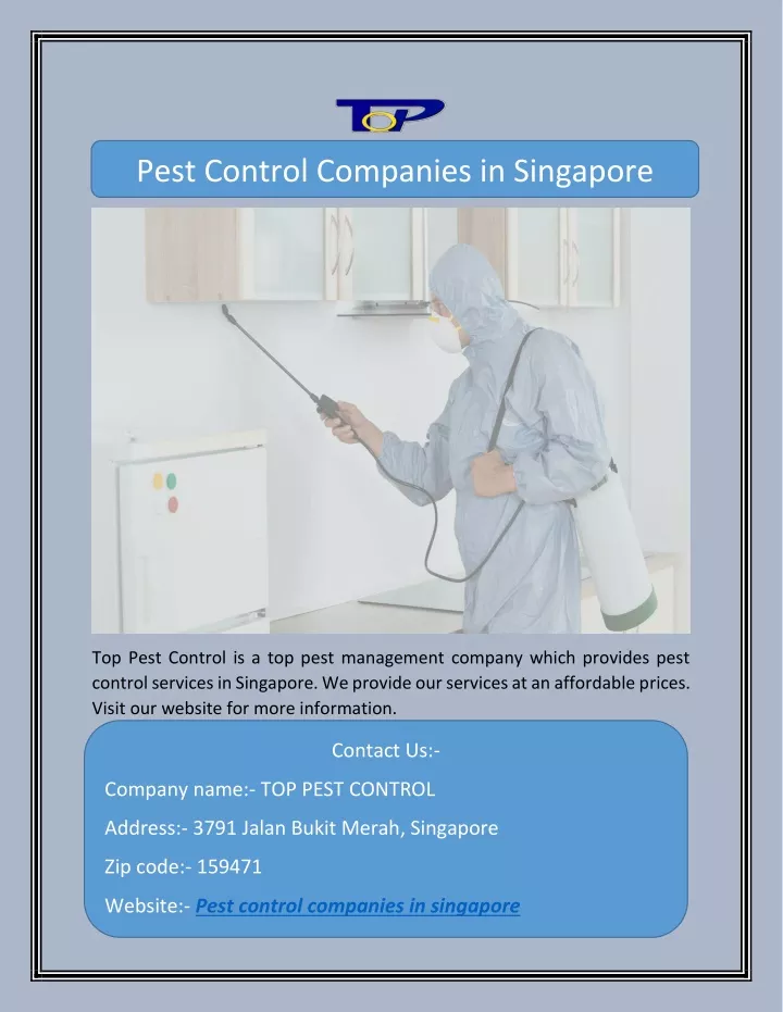 pest control companies in singapore