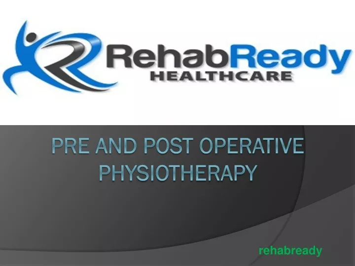 pre and post operative physiotherapy