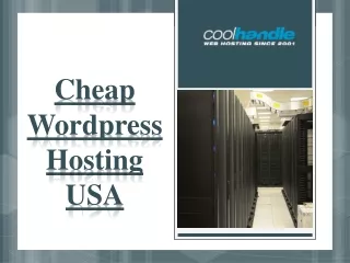 cheap wordpress hosting usa