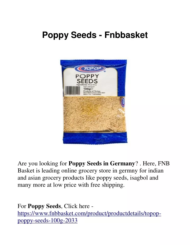 poppy seeds fnbbasket