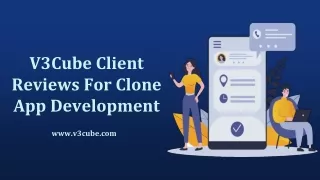 v3cube client reviews for clone app development