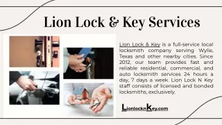 Locksmith in Sachse