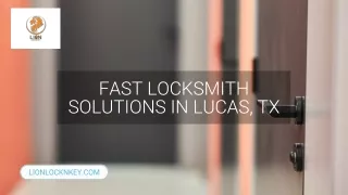 Locksmith In Lucas