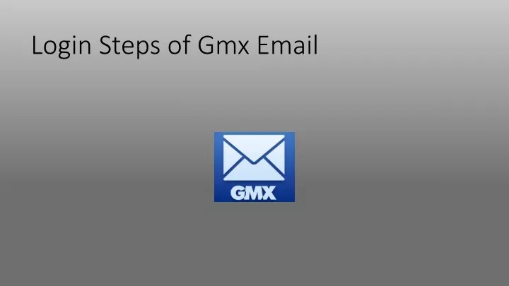 login steps of gmx email
