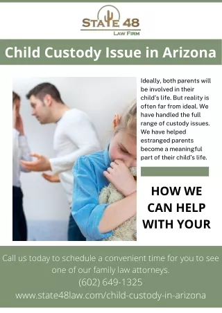 child custody issue in arizona