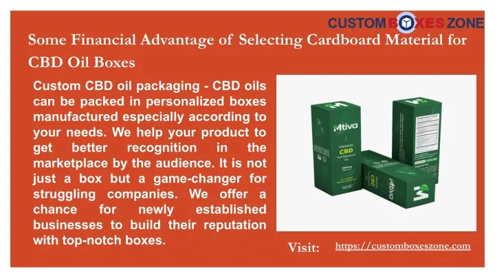 some financial advantage of selecting cardboard