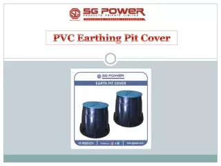 The Best PVC Earthing Pit Cover