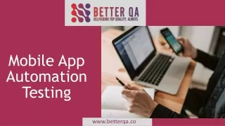 mobile app automation testing