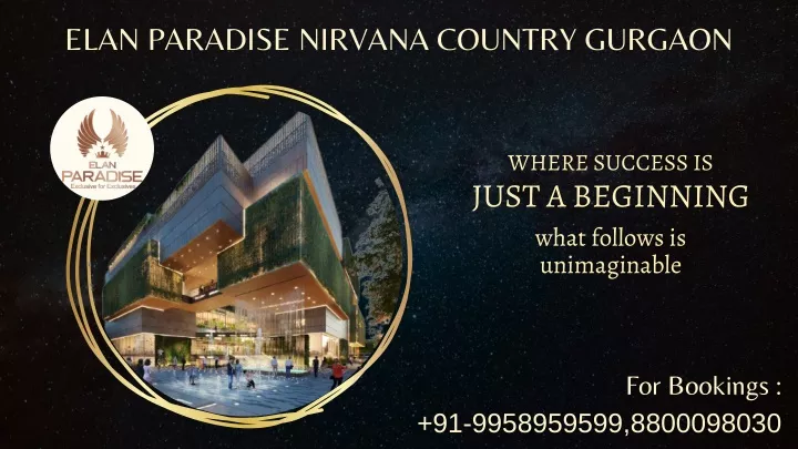 elan paradise nirvana country gurgaon