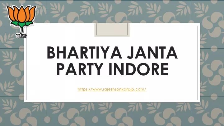 bhartiya janta party indore