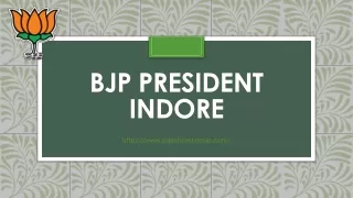 Bjp president indore