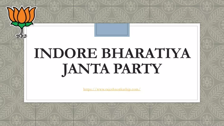 indore bharatiya janta party