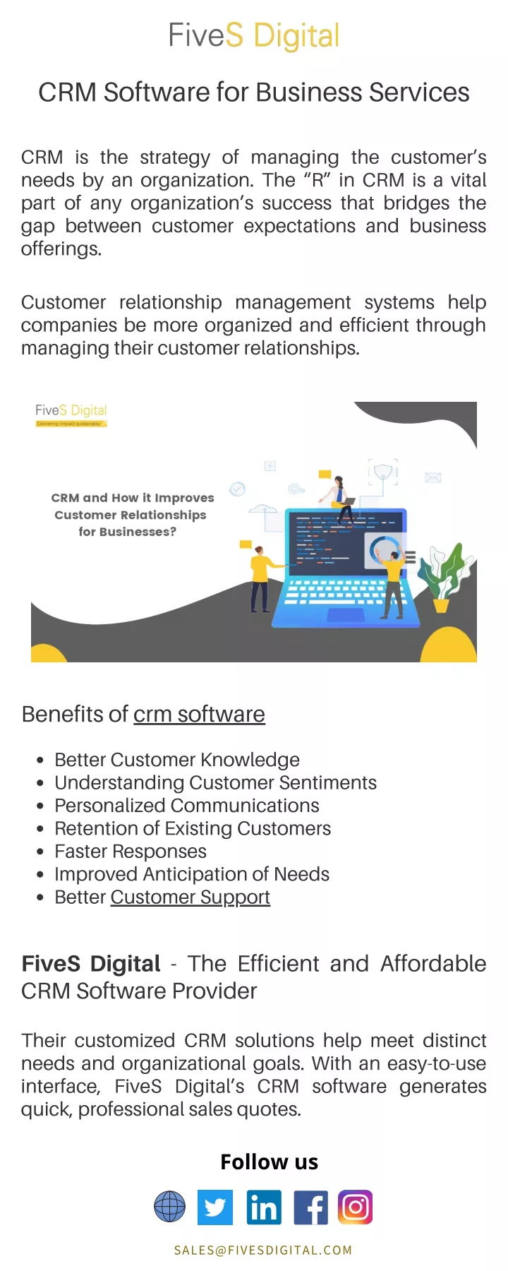 crm software for business services