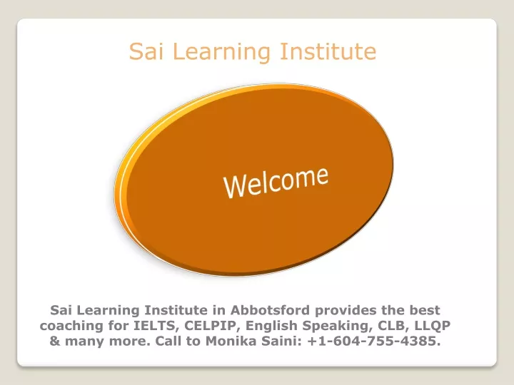 sai learning institute