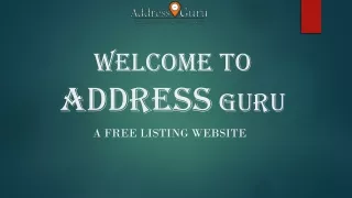 PPT Address Guru