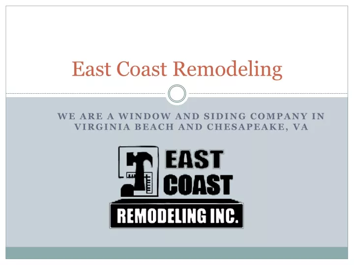 east coast remodeling