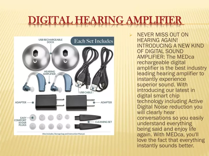 digital hearing amplifier