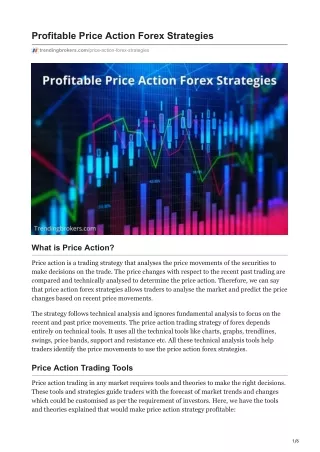 profitable price action forex strategies