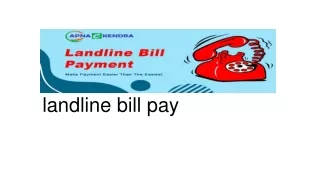 landline bill pay