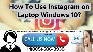 how to use instagram on laptop windows 10
