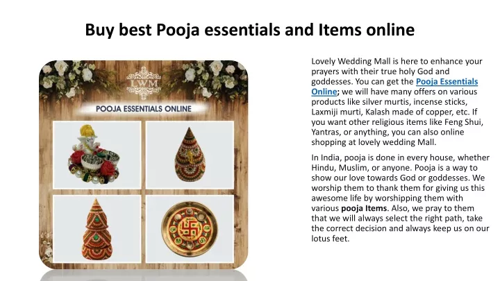 buy best pooja essentials and items online