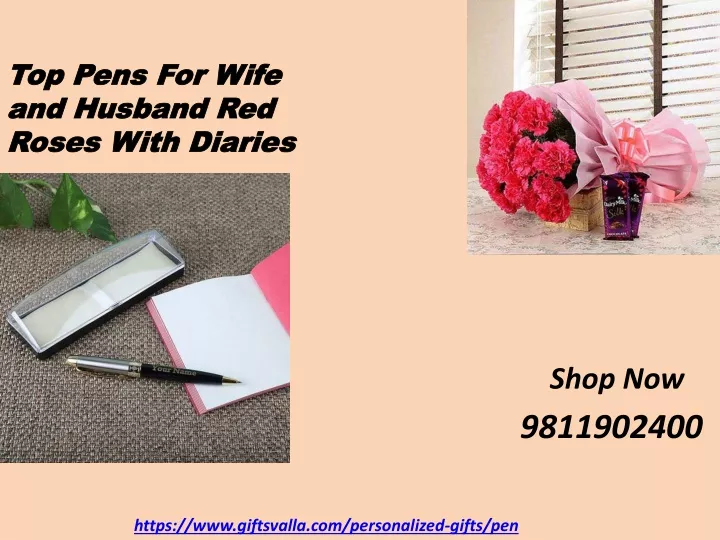 top pens for wife and husband red roses with