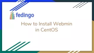 how to install webmin in centos