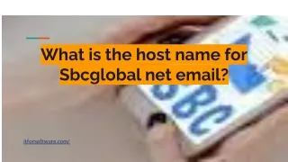 what is the host name for sbcglobal net email