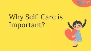 why self care is important